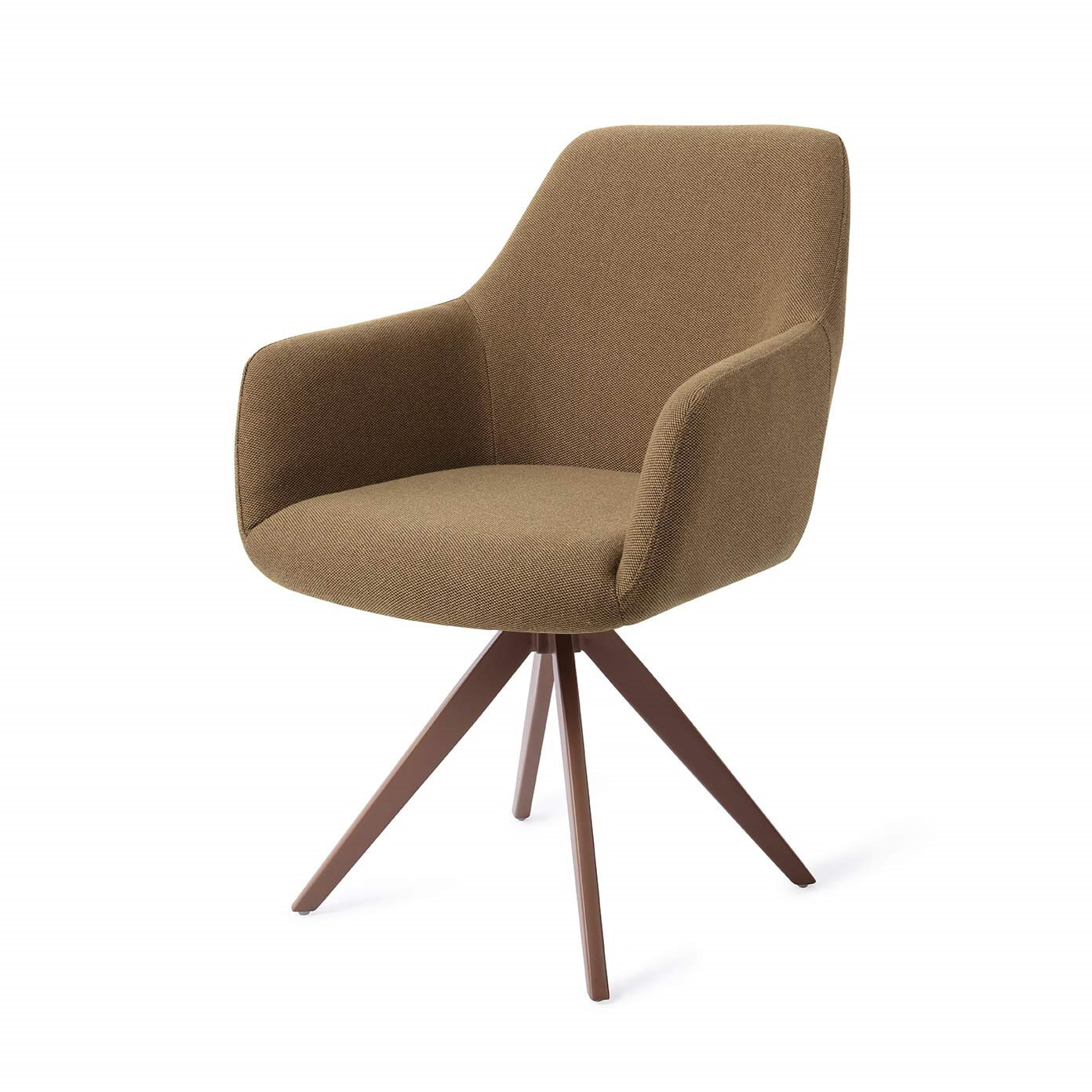 Jesper Home Draaibare Eetkamerstoel Hiroo Turn Brown - Willow