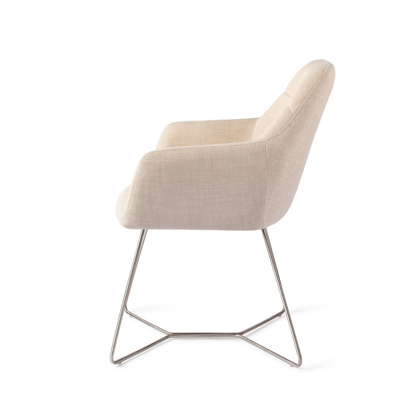 Jesper Home Eetkamerstoel 'Noto' Beehive Steel, kleur Overnight Oats