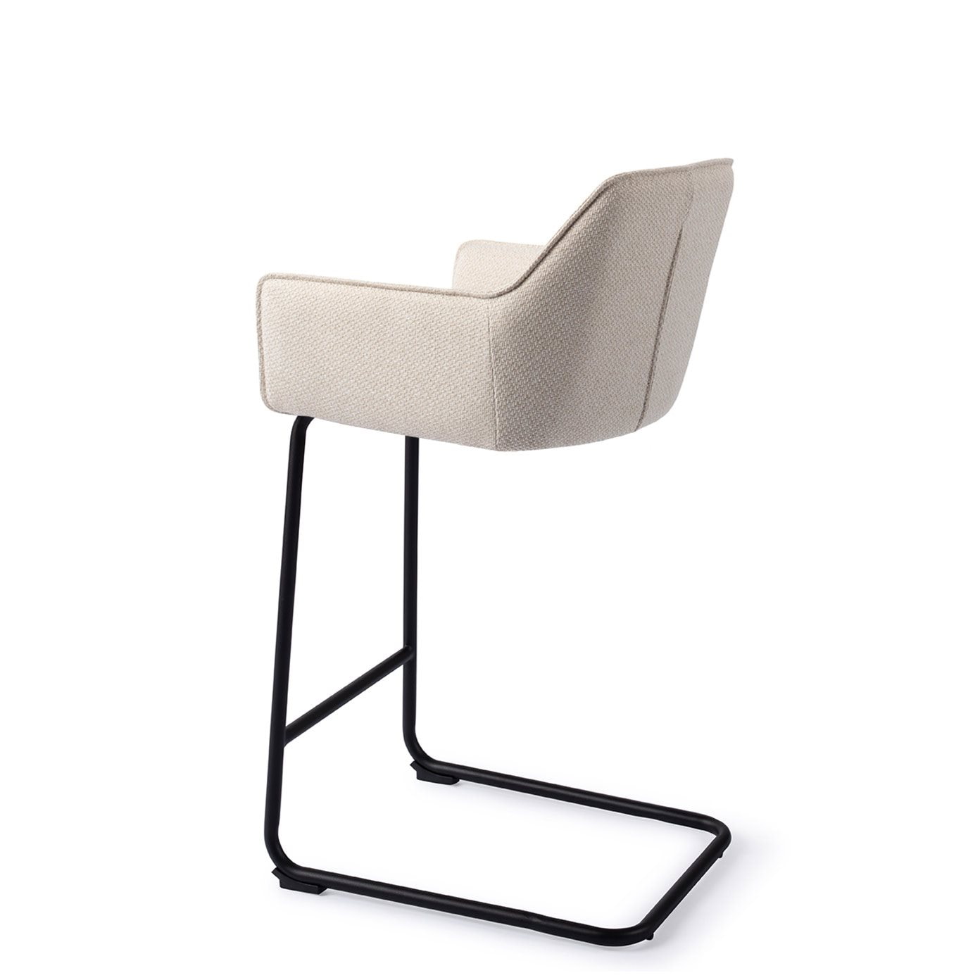 Jesper Home Barkruk 'Hofu' Arch Black, kleur Enoki (zithoogte 65cm)