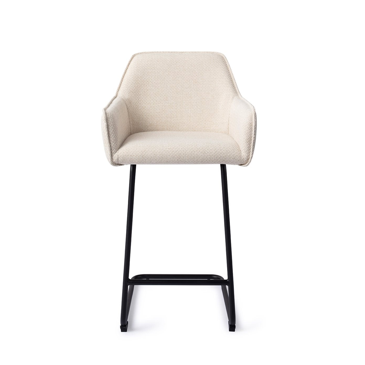 Jesper Home Barkruk 'Hofu' Arch Black, kleur Enoki (zithoogte 65cm)