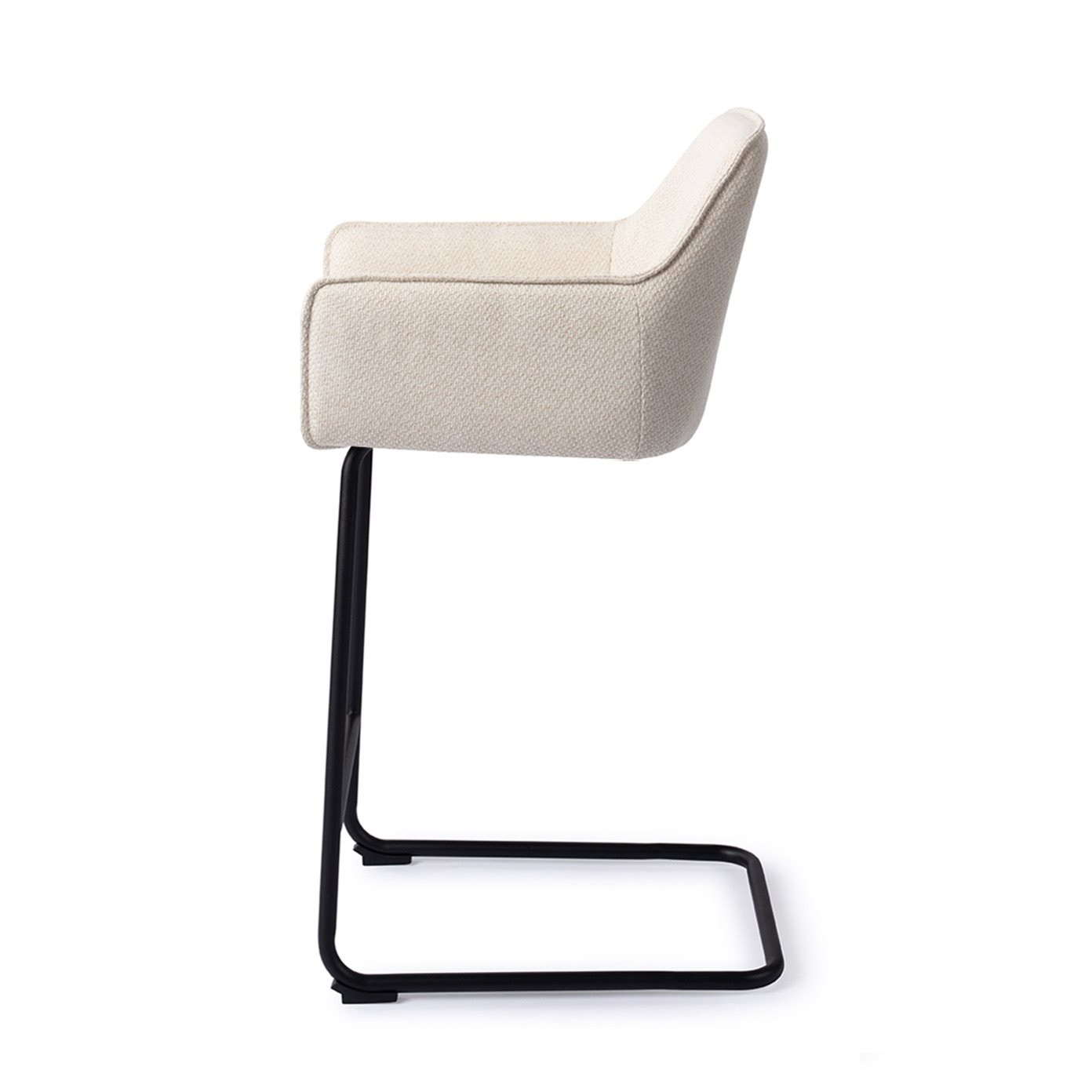 Jesper Home Barkruk 'Hofu' Arch Black, kleur Enoki (zithoogte 65cm)