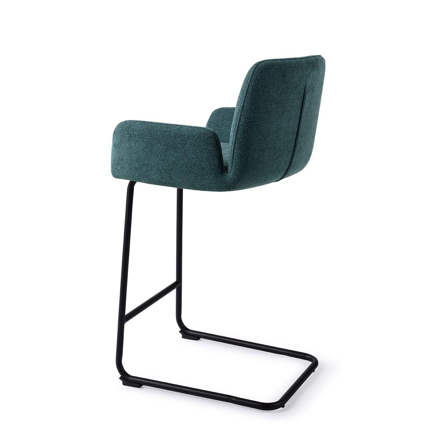 Jesper Home Barkruk 'Misaki' Arch Black, kleur Merry Mermaid (zithoogte 66cm)