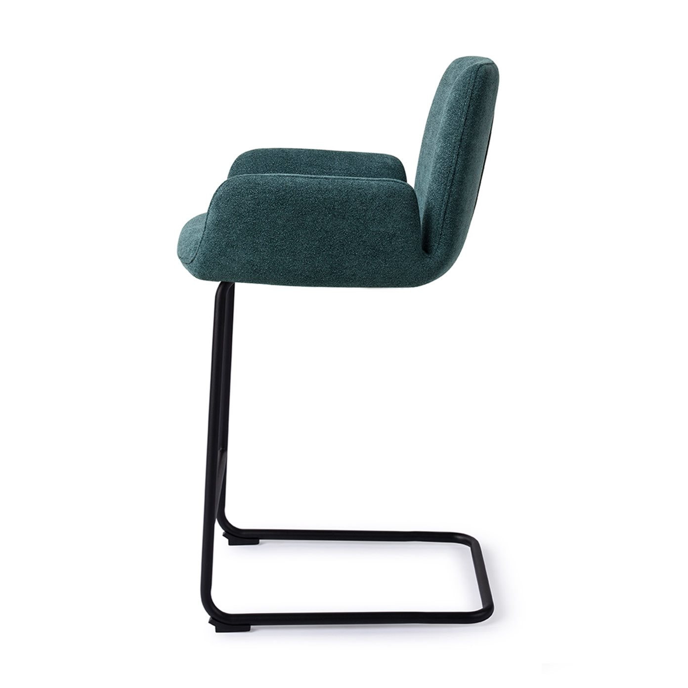 Jesper Home Barkruk 'Misaki' Arch Black, kleur Merry Mermaid (zithoogte 66cm)