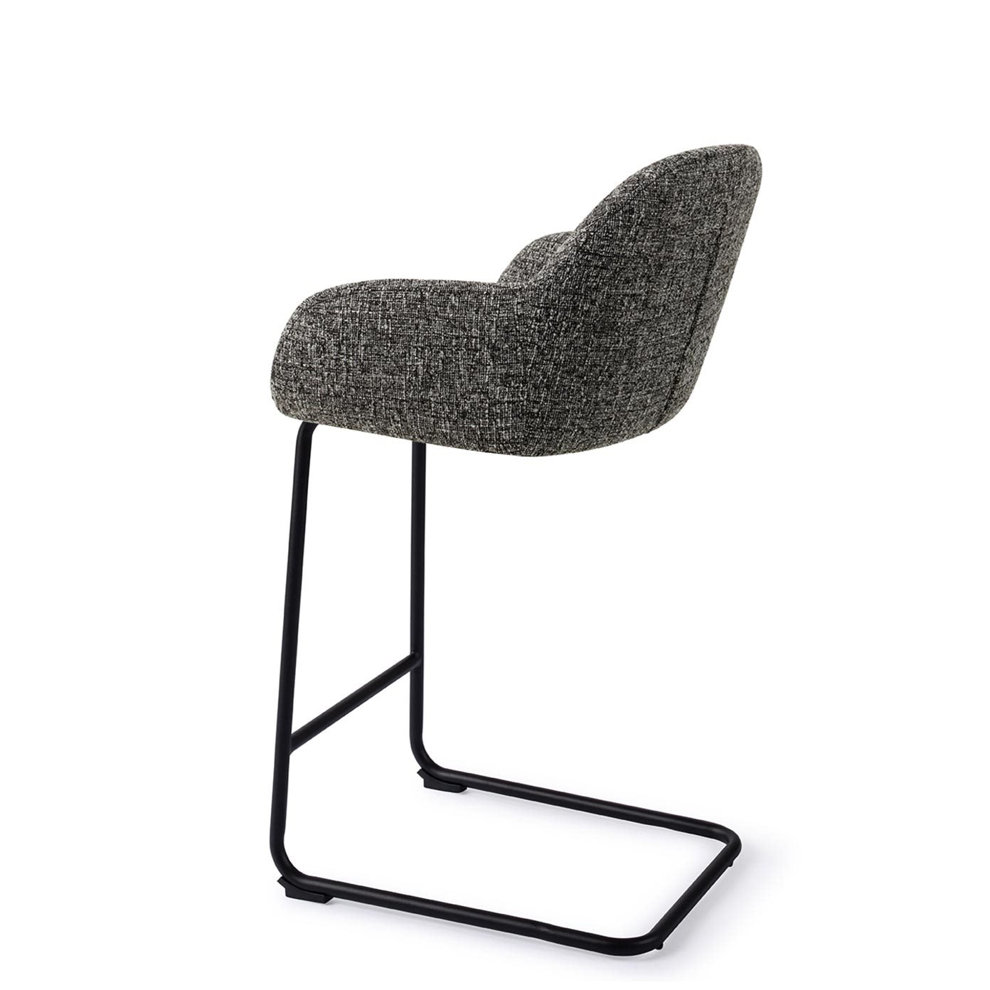 Jesper Home Barkruk 'Kushi' Arch Black, kleur Skyfall (zithoogte 68cm)