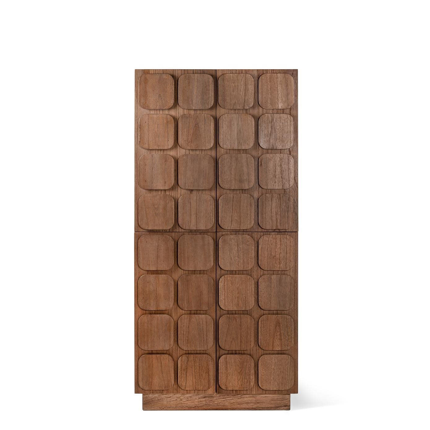 Jesper Home Opbergkast 'Sirkka' Mindihout, 193 x 92cm, kleur Bruin