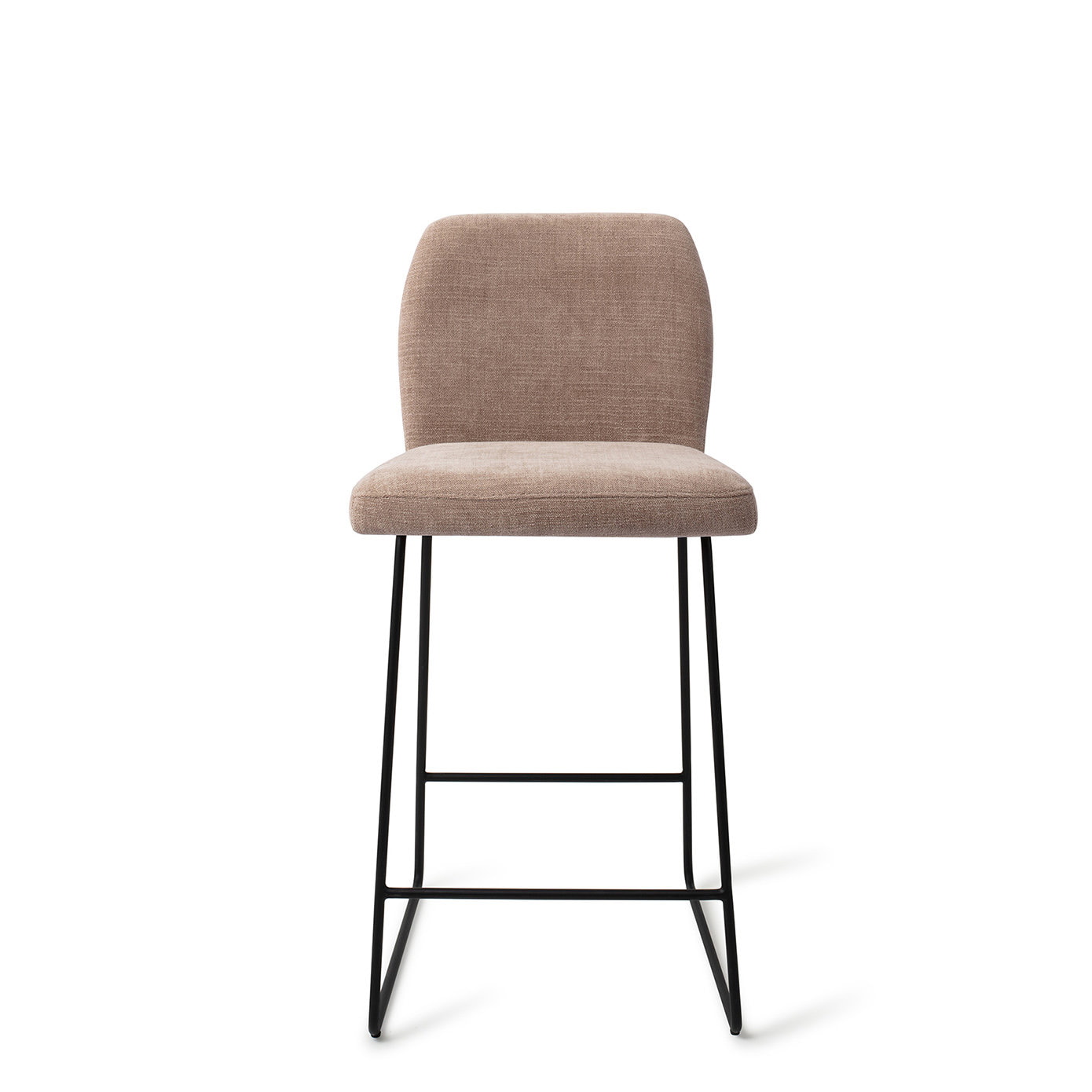 Jesper Home Barstoel 'Ikata' Slide Black, kleur Mocha Mist (zithoogte 65cm)