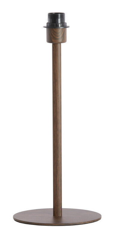 Light & Living Lampvoet Cerini Houtlook, 46cm - Donkerbruin (excl. kap) - Ovaal