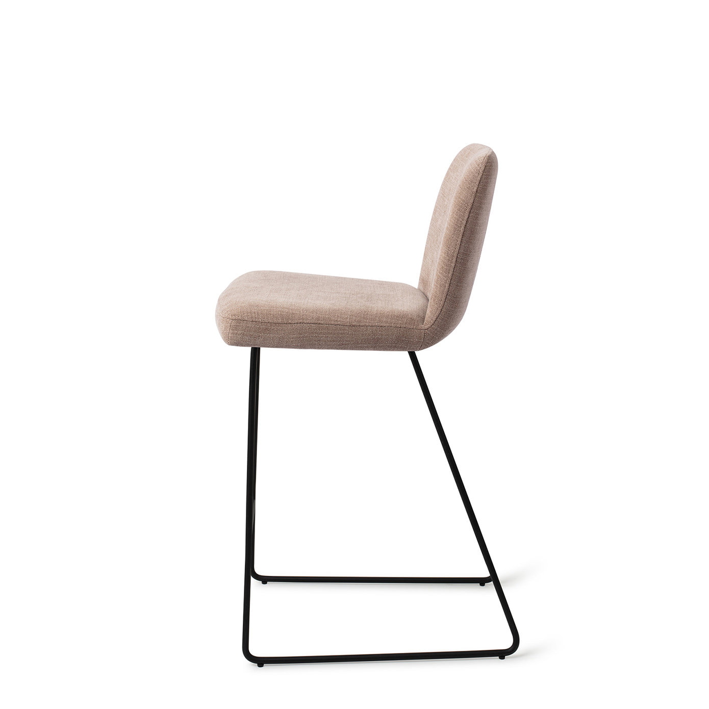 Jesper Home Barstoel 'Ikata' Slide Black, kleur Mocha Mist (zithoogte 65cm)