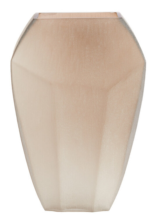 Light & Living Vaas Vionna Glas, 45cm - Lichtbruin - Ovaal