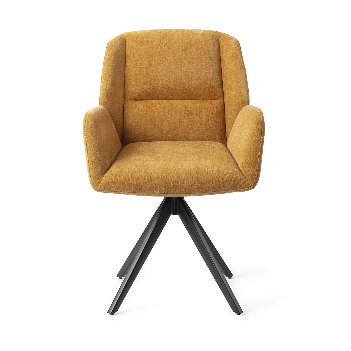 Jesper Home Draaibare Eetkamerstoel 'Myoko' Turn Black, kleur El Dorado