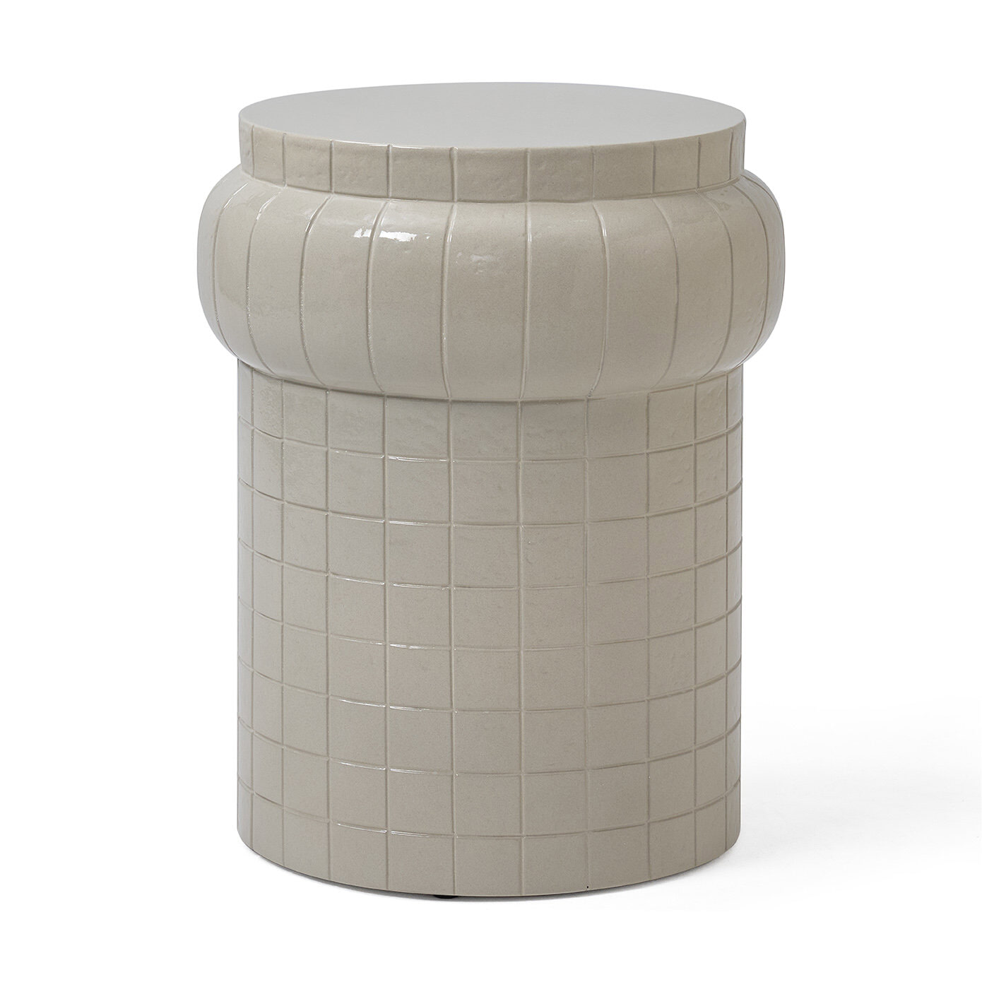 Jesper Home Ronde Bijzettafel Mihara 40cm - Dove Tile