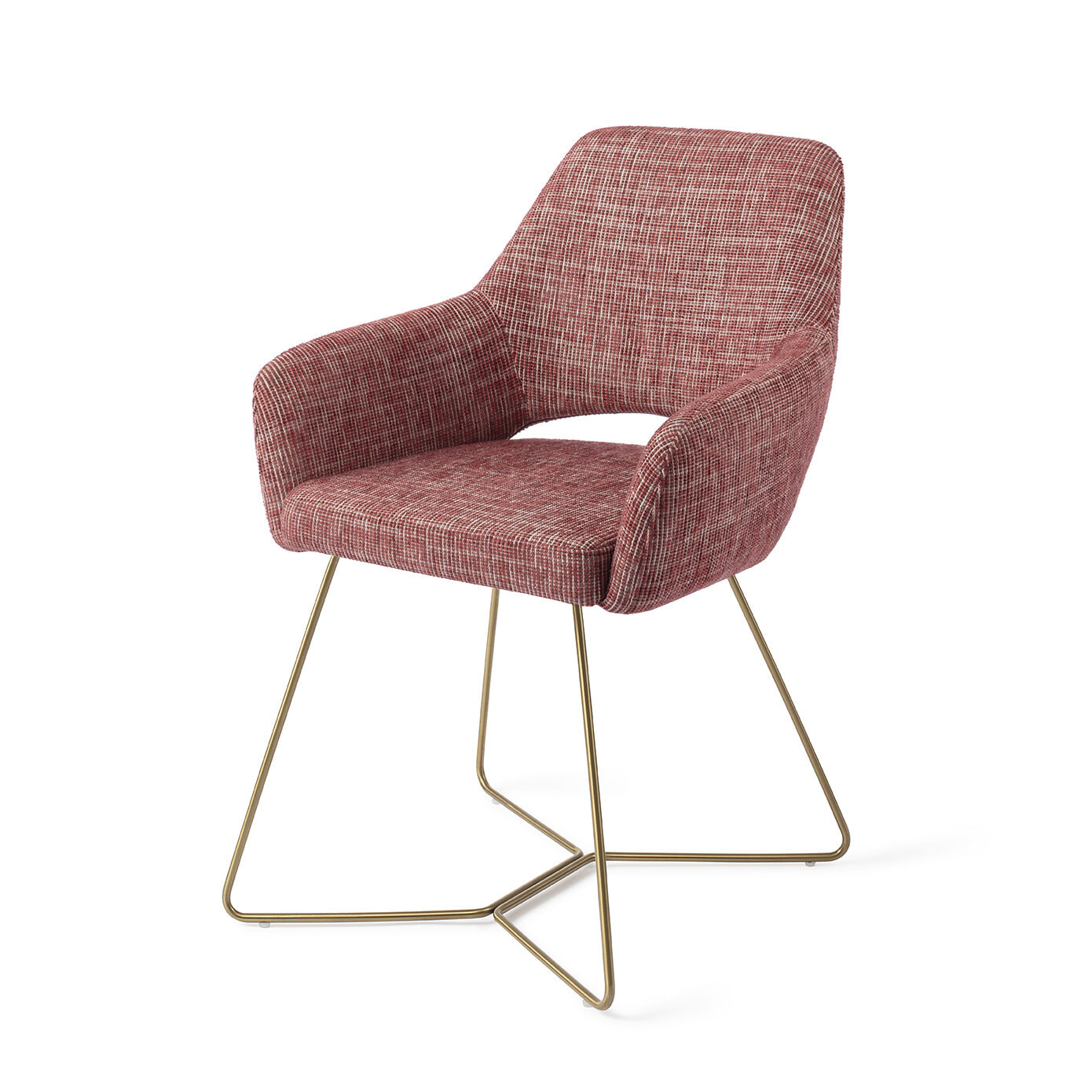 Jesper Home Eetkamerstoel Yanai Beehive Gold - Berry Bars