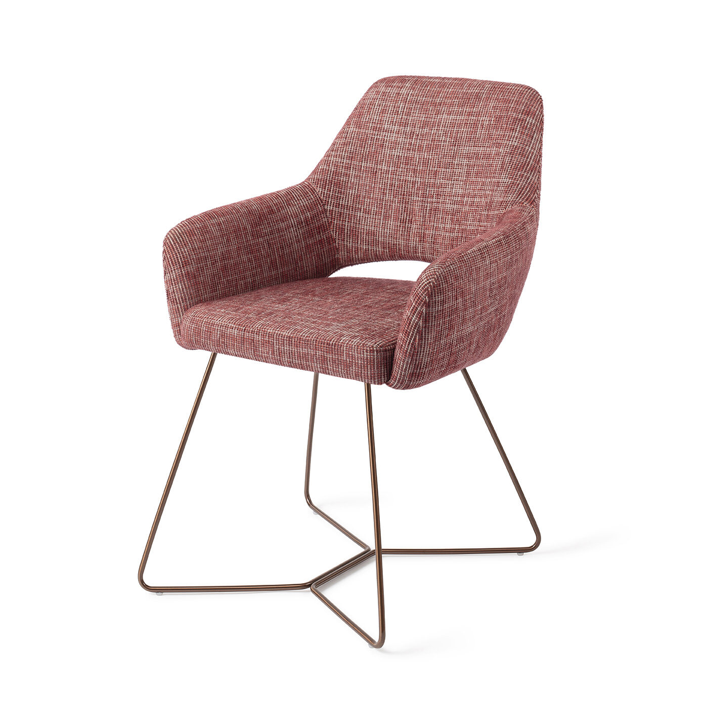 Jesper Home Eetkamerstoel Yanai Beehive Rose - Berry Bars