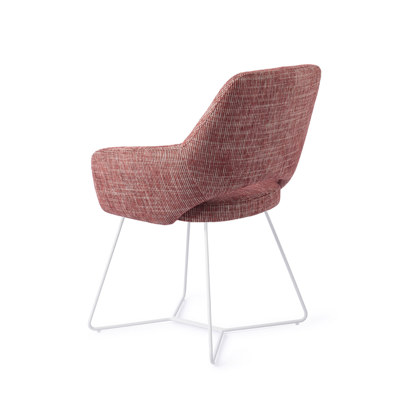 Jesper Home Eetkamerstoel 'Yanai' Beehive White, kleur Berry Bars