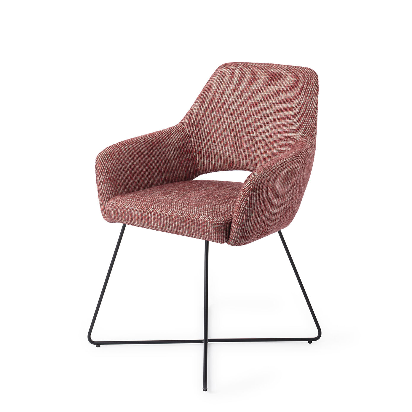 Jesper Home Eetkamerstoel Yanai Cross Black - Berry Bars