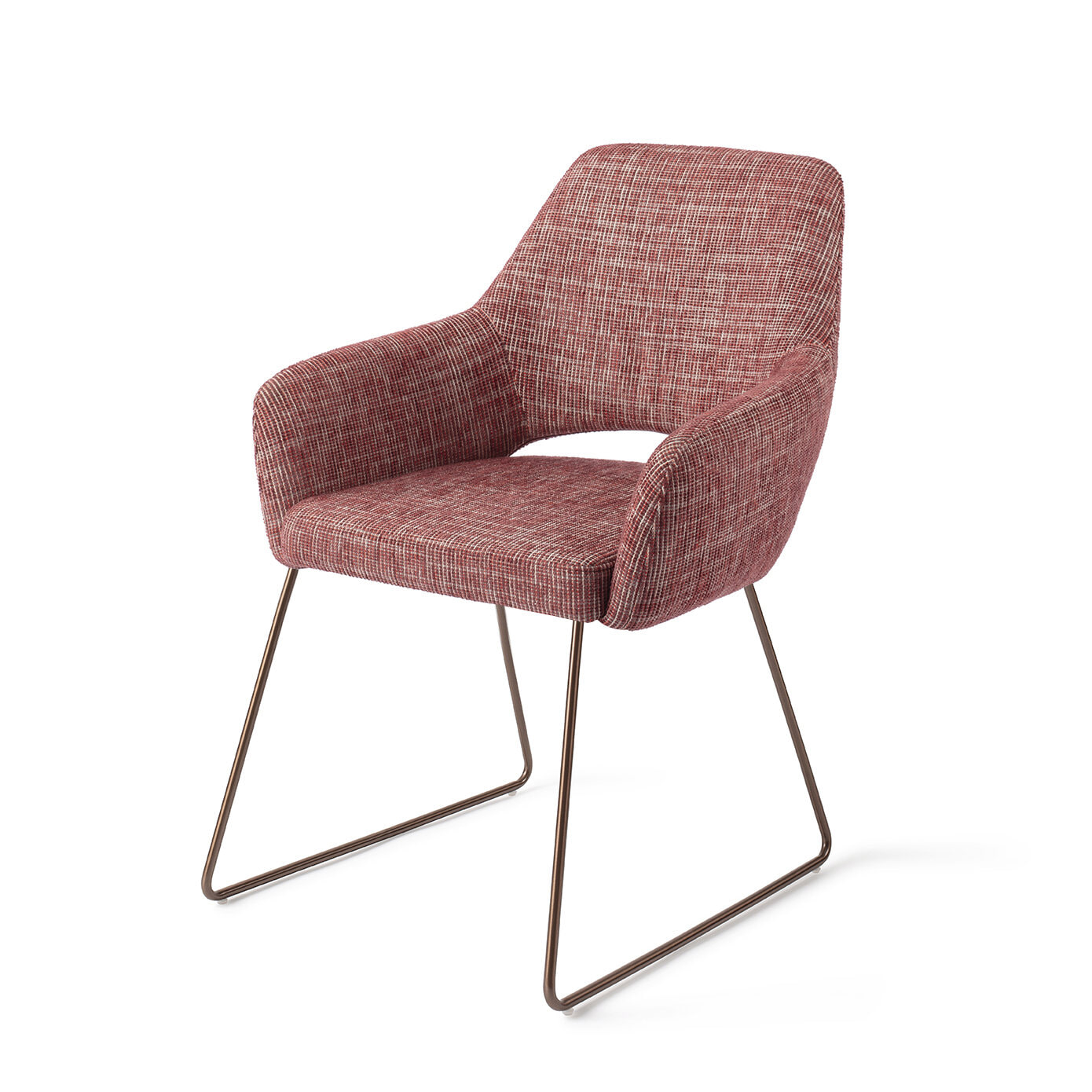 Jesper Home Eetkamerstoel Yanai Slide Rose - Berry Bars