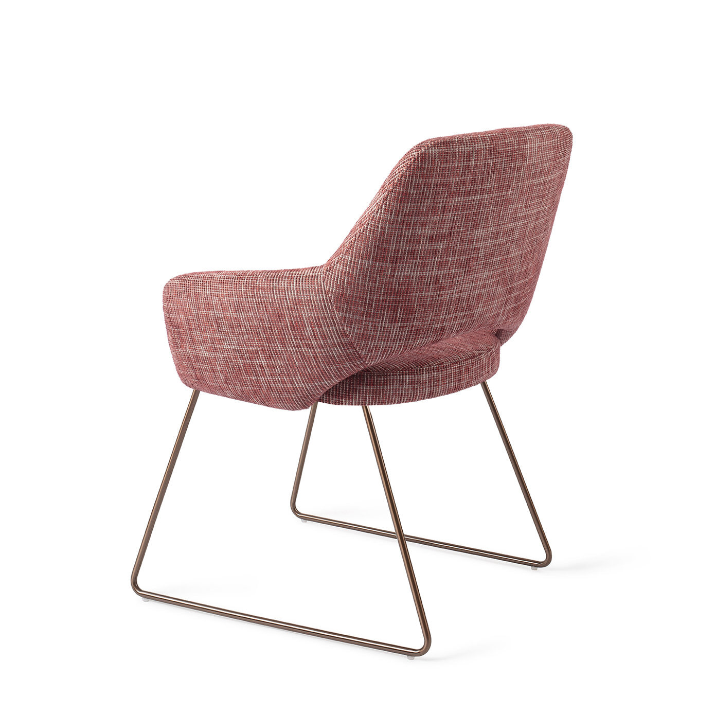 Jesper Home Eetkamerstoel 'Yanai' Slide Rose, kleur Berry Bars