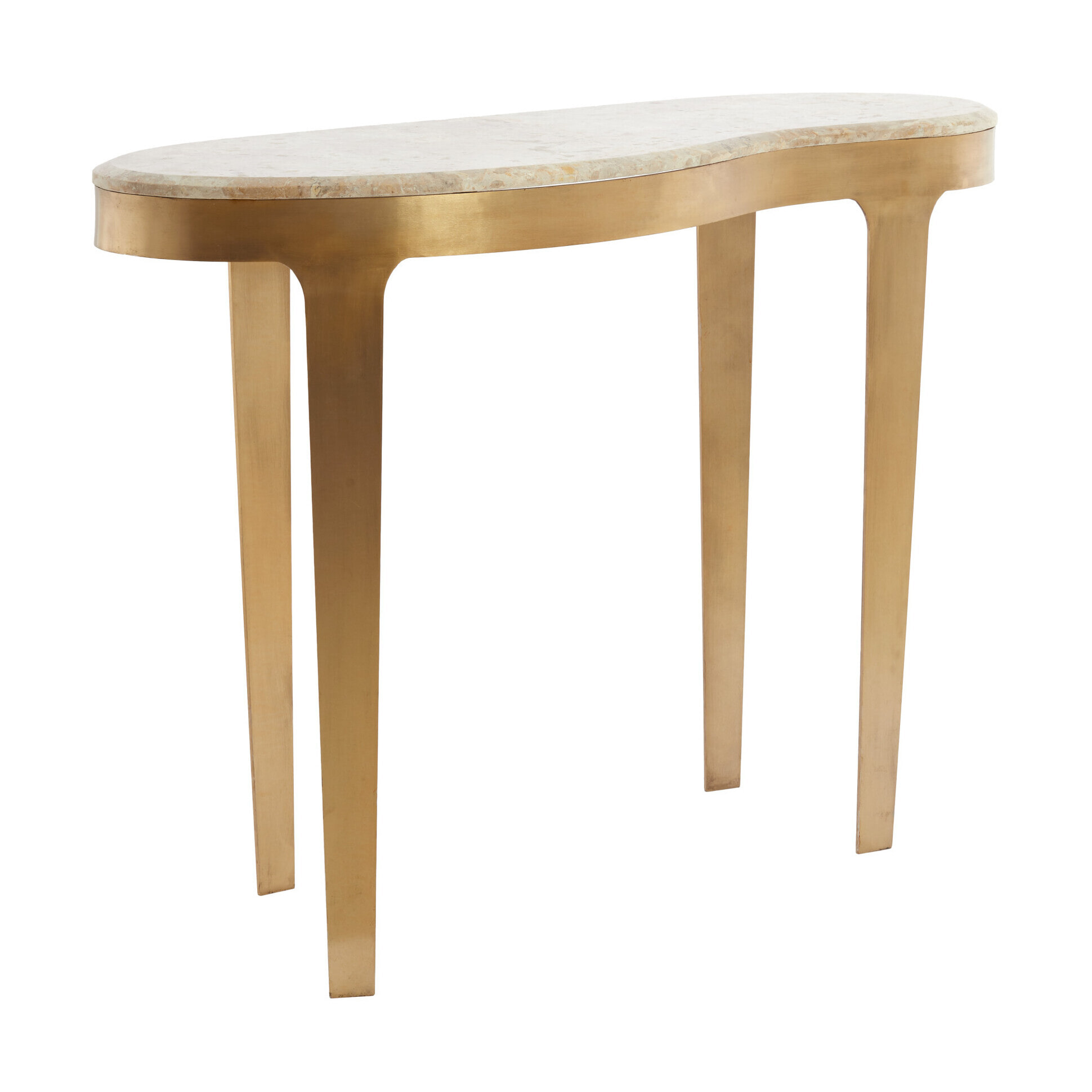 Light & Living Organische Sidetable Giulio Marmer, 110cm - Taupe