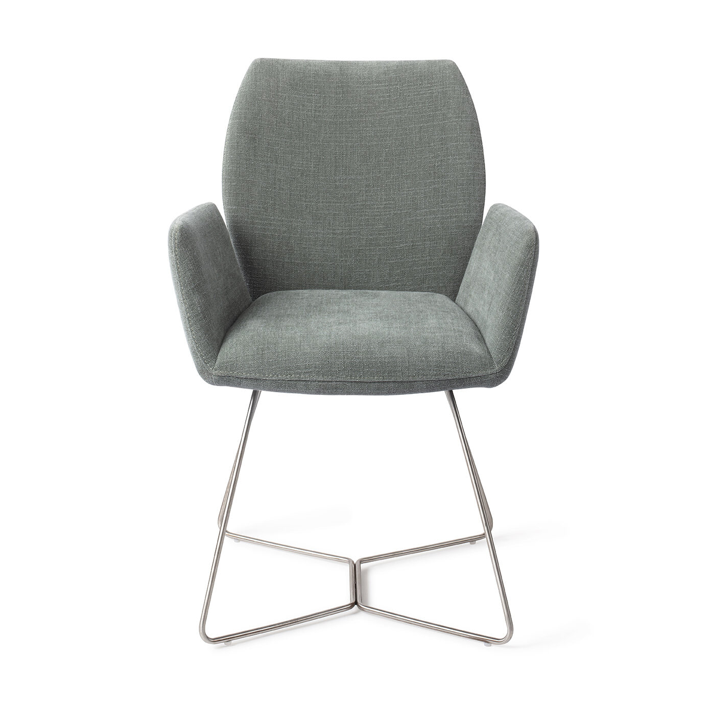 Jesper Home Eetkamerstoel 'Misaki' Beehive Steel, kleur Breezy Blue