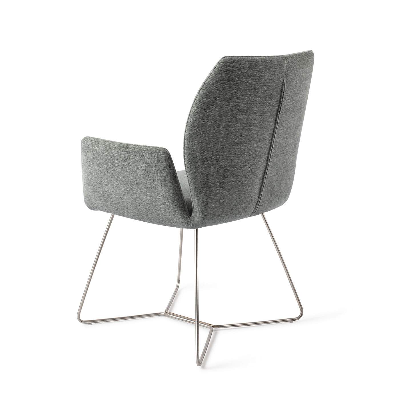 Jesper Home Eetkamerstoel 'Misaki' Beehive Steel, kleur Breezy Blue