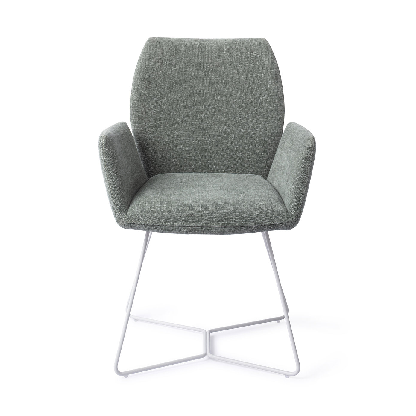 Jesper Home Eetkamerstoel 'Misaki' Beehive White, kleur Breezy Blue