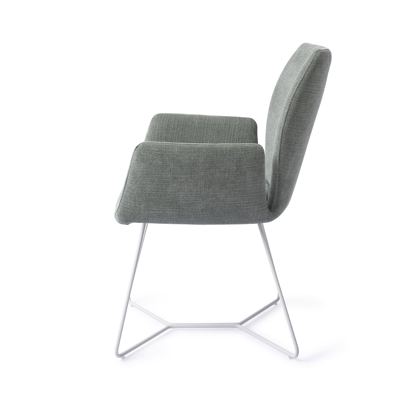 Jesper Home Eetkamerstoel 'Misaki' Beehive White, kleur Breezy Blue