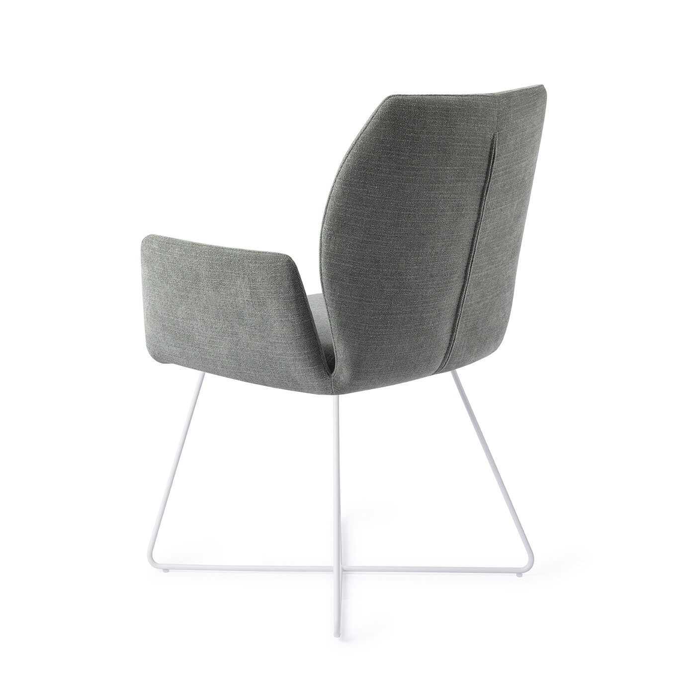 Jesper Home Eetkamerstoel 'Misaki' Cross White, kleur Breezy Blue