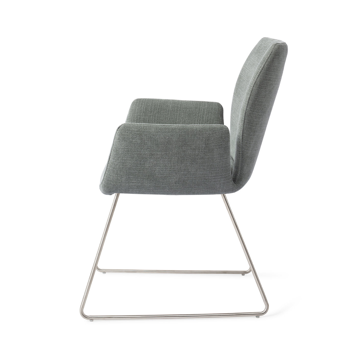 Jesper Home Eetkamerstoel 'Misaki' Slide Steel, kleur Breezy Blue