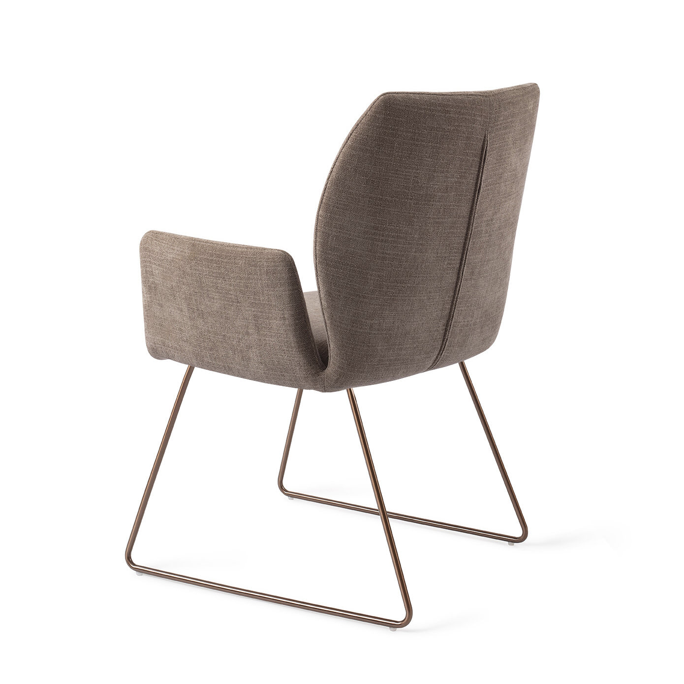 Jesper Home Eetkamerstoel 'Misaki' Slide Rose, kleur Mocha Mist