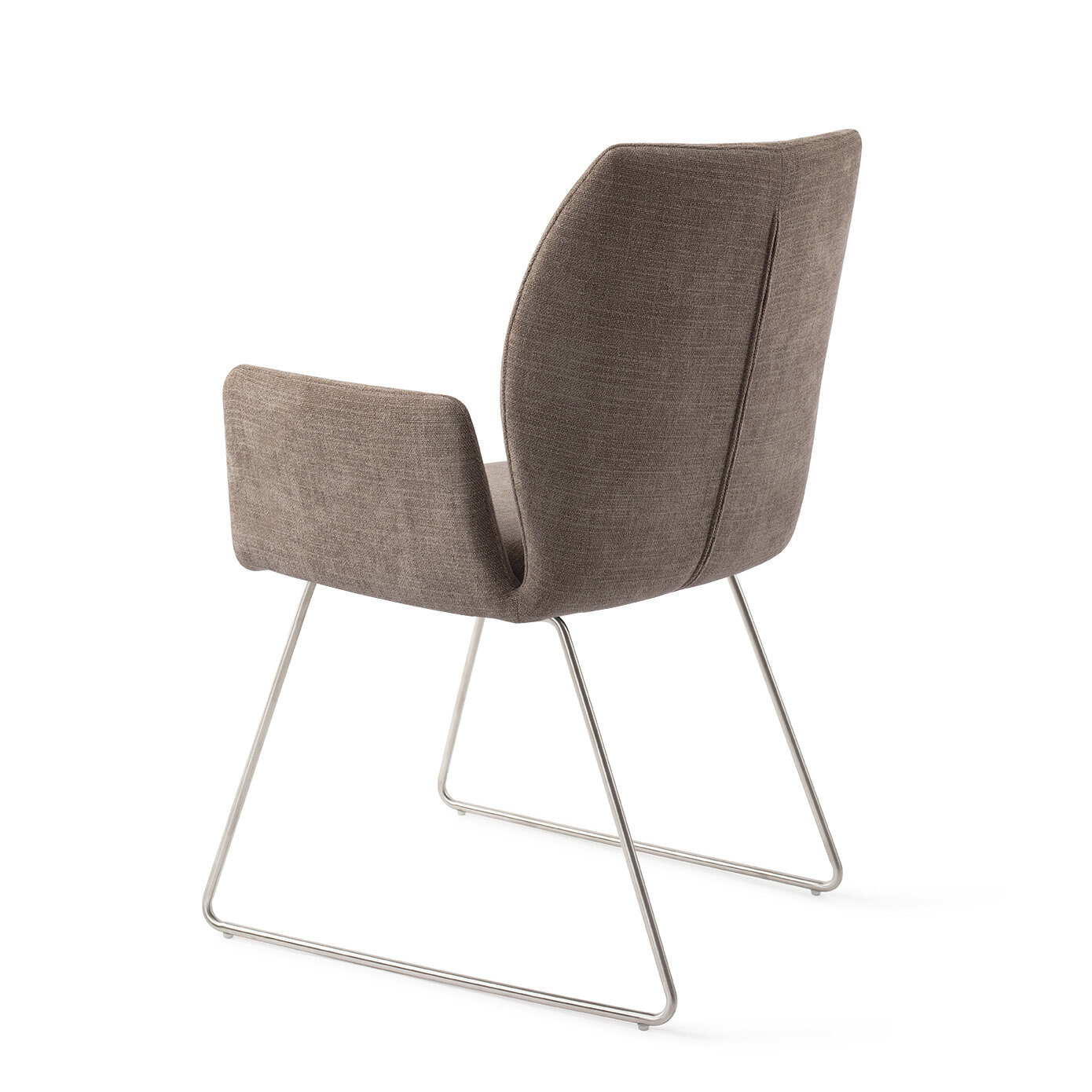 Jesper Home Eetkamerstoel 'Misaki' Slide Steel, kleur Mocha Mist