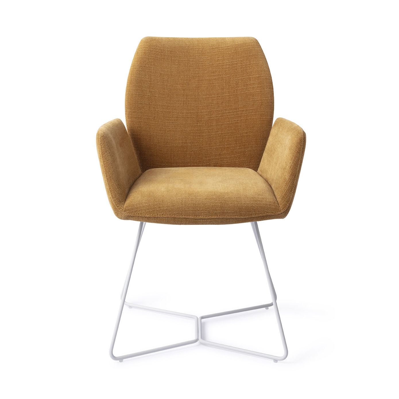 Jesper Home Eetkamerstoel 'Misaki' Beehive White, kleur Honey Harvest
