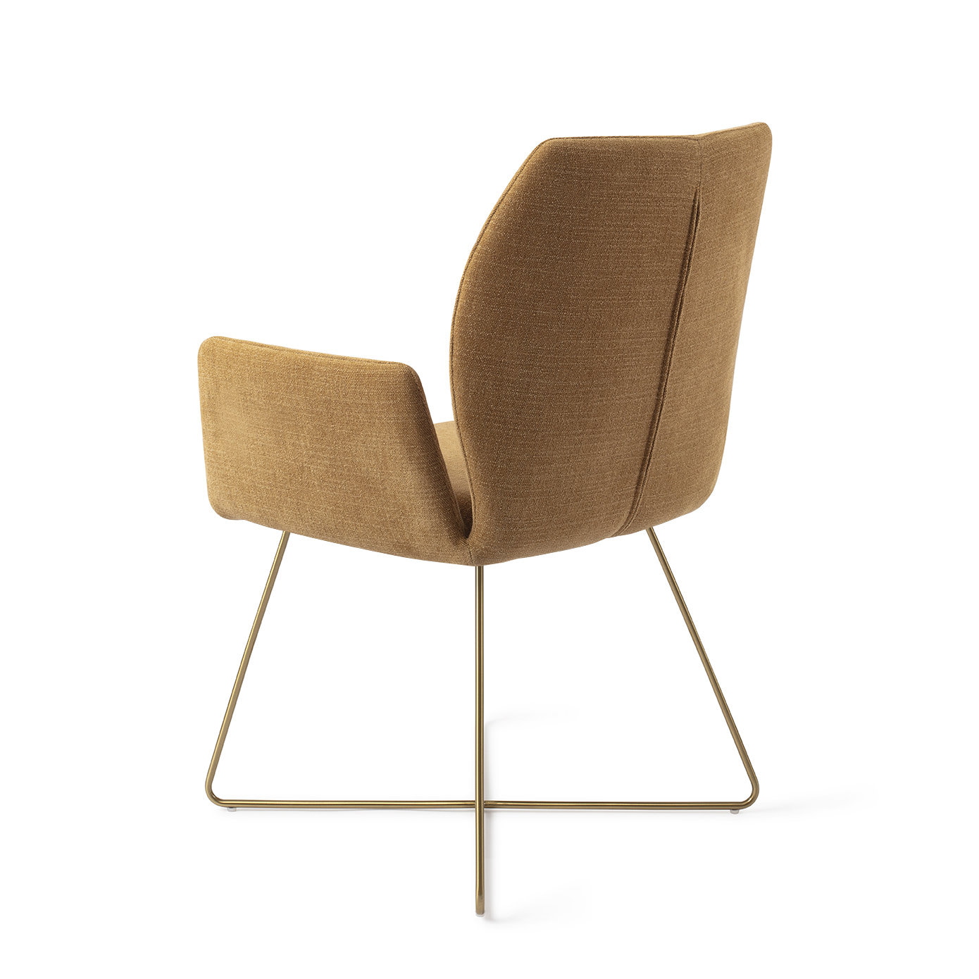 Jesper Home Eetkamerstoel 'Misaki' Cross Gold, kleur Honey Harvest