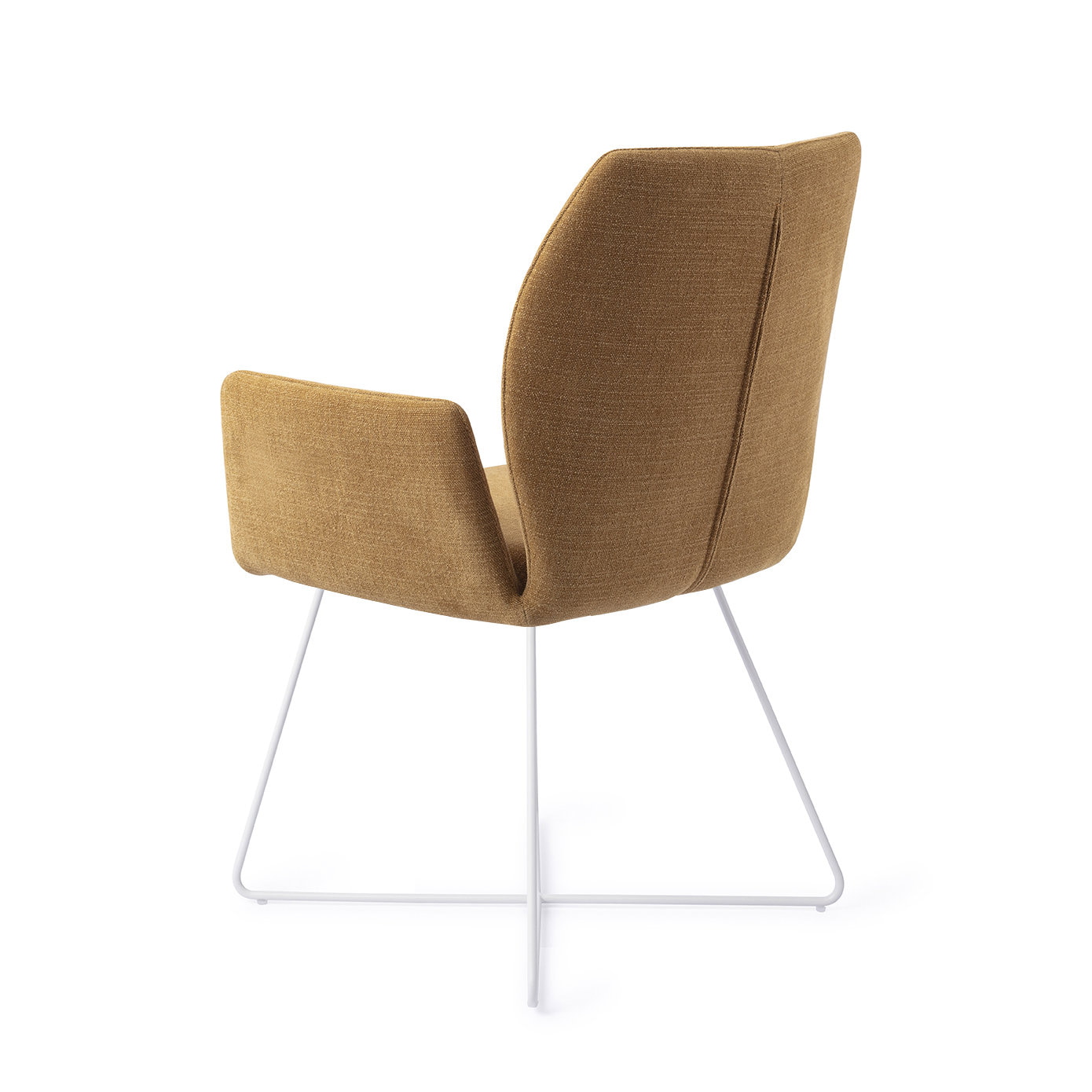 Jesper Home Eetkamerstoel 'Misaki' Cross White, kleur Honey Harvest
