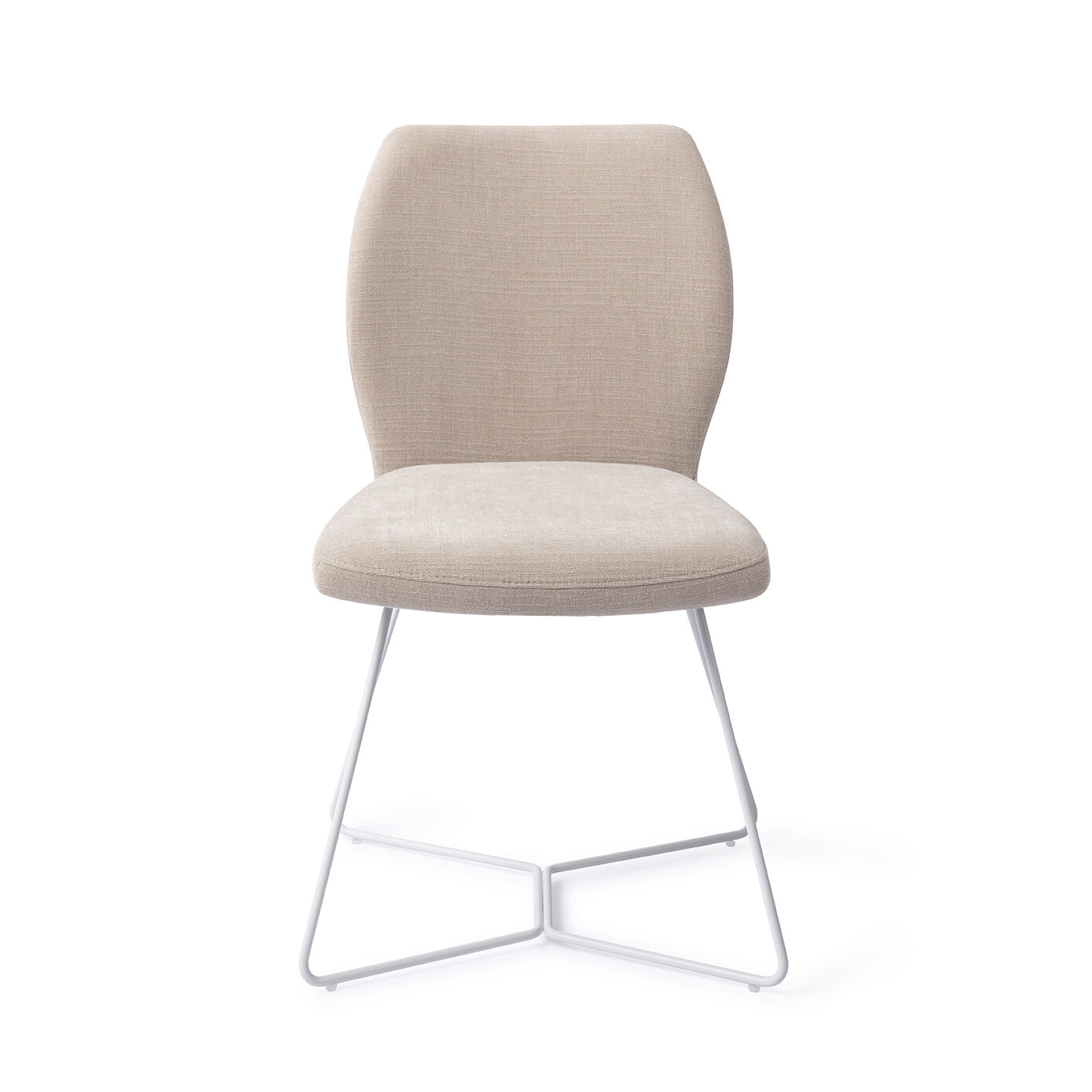 Jesper Home Eetkamerstoel 'Ikata' Beehive White, kleur Sand Strand