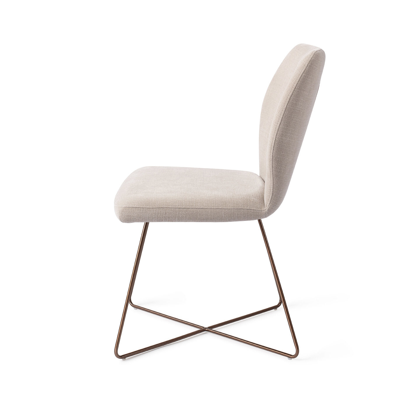 Jesper Home Eetkamerstoel 'Ikata' Cross Rose, kleur Sand Strand