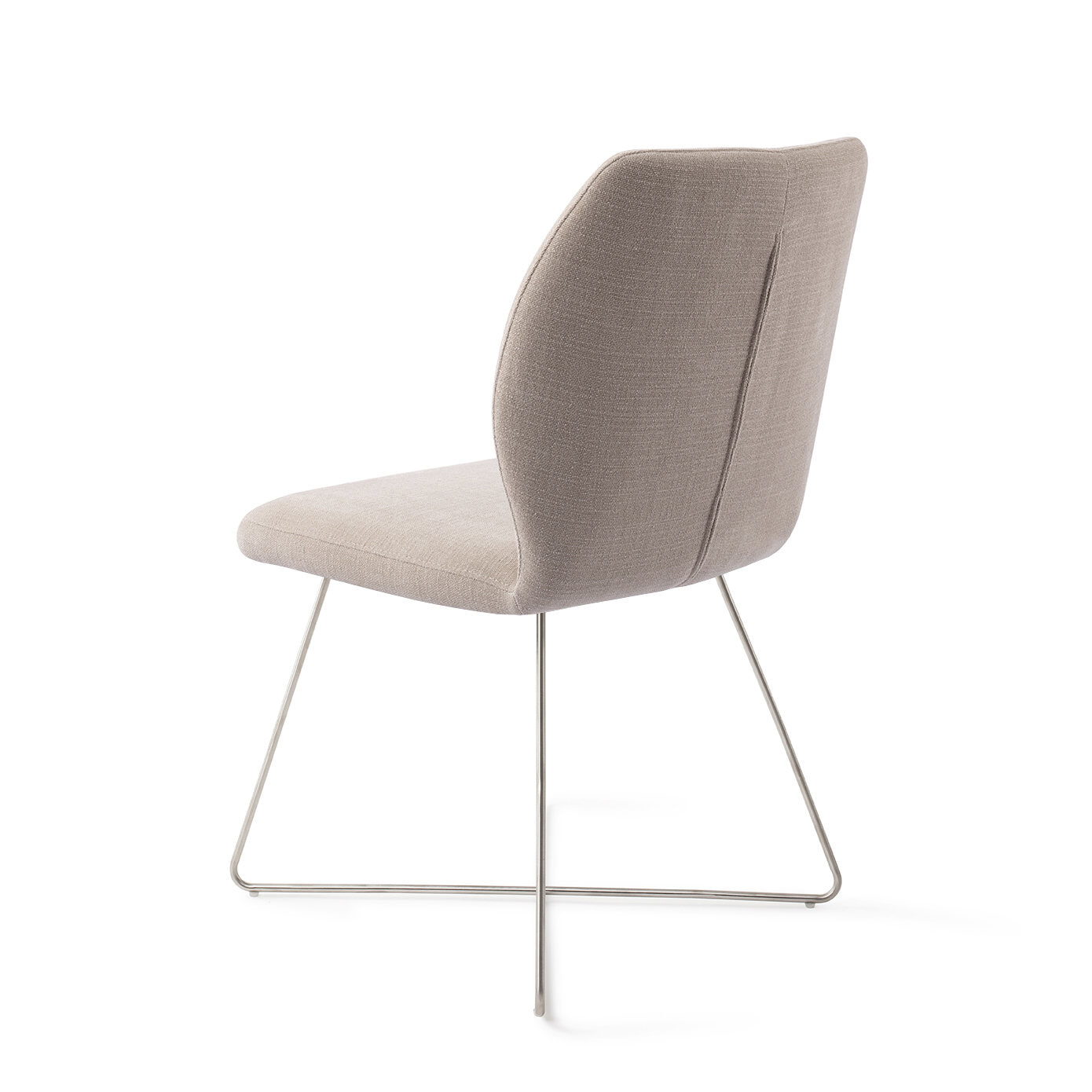 Jesper Home Eetkamerstoel 'Ikata' Cross Steel, kleur Sand Strand