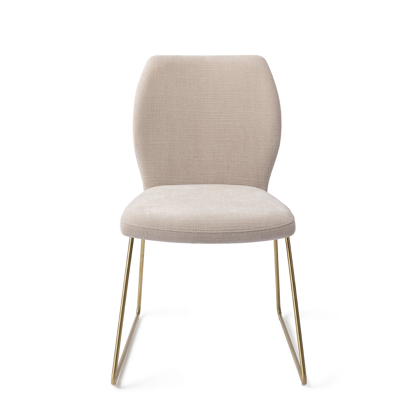 Jesper Home Eetkamerstoel 'Ikata' Slide Gold, kleur Sand Strand