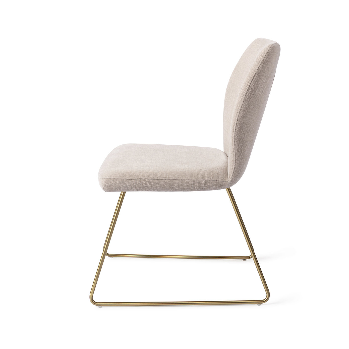 Jesper Home Eetkamerstoel 'Ikata' Slide Gold, kleur Sand Strand