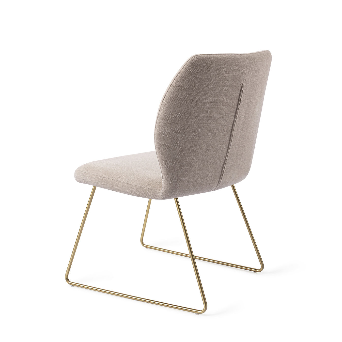 Jesper Home Eetkamerstoel 'Ikata' Slide Gold, kleur Sand Strand
