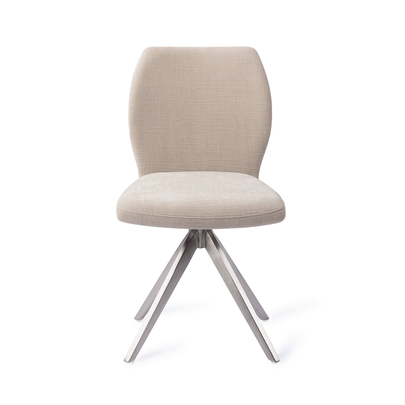 Jesper Home Draaibare Eetkamerstoel 'Ikata' Turn Steel, kleur Sand Strand