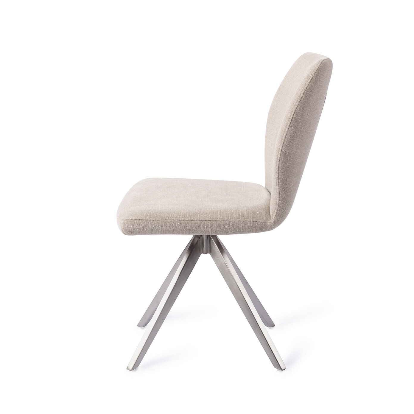 Jesper Home Draaibare Eetkamerstoel 'Ikata' Turn Steel, kleur Sand Strand