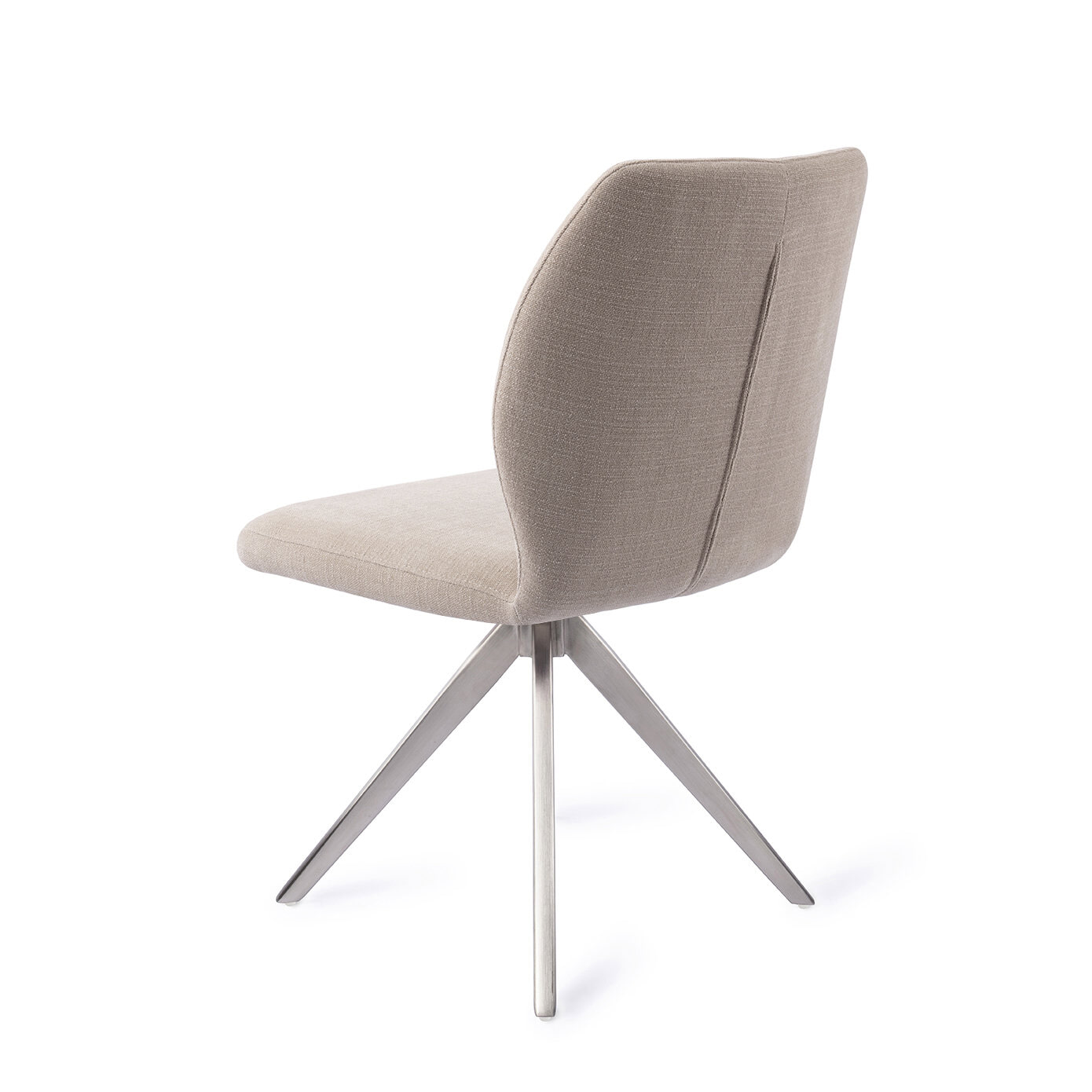 Jesper Home Draaibare Eetkamerstoel 'Ikata' Turn Steel, kleur Sand Strand