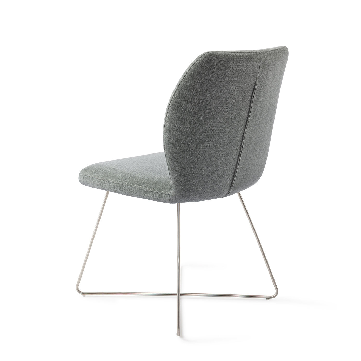 Jesper Home Eetkamerstoel 'Ikata' Cross Steel, kleur Breezy Blue