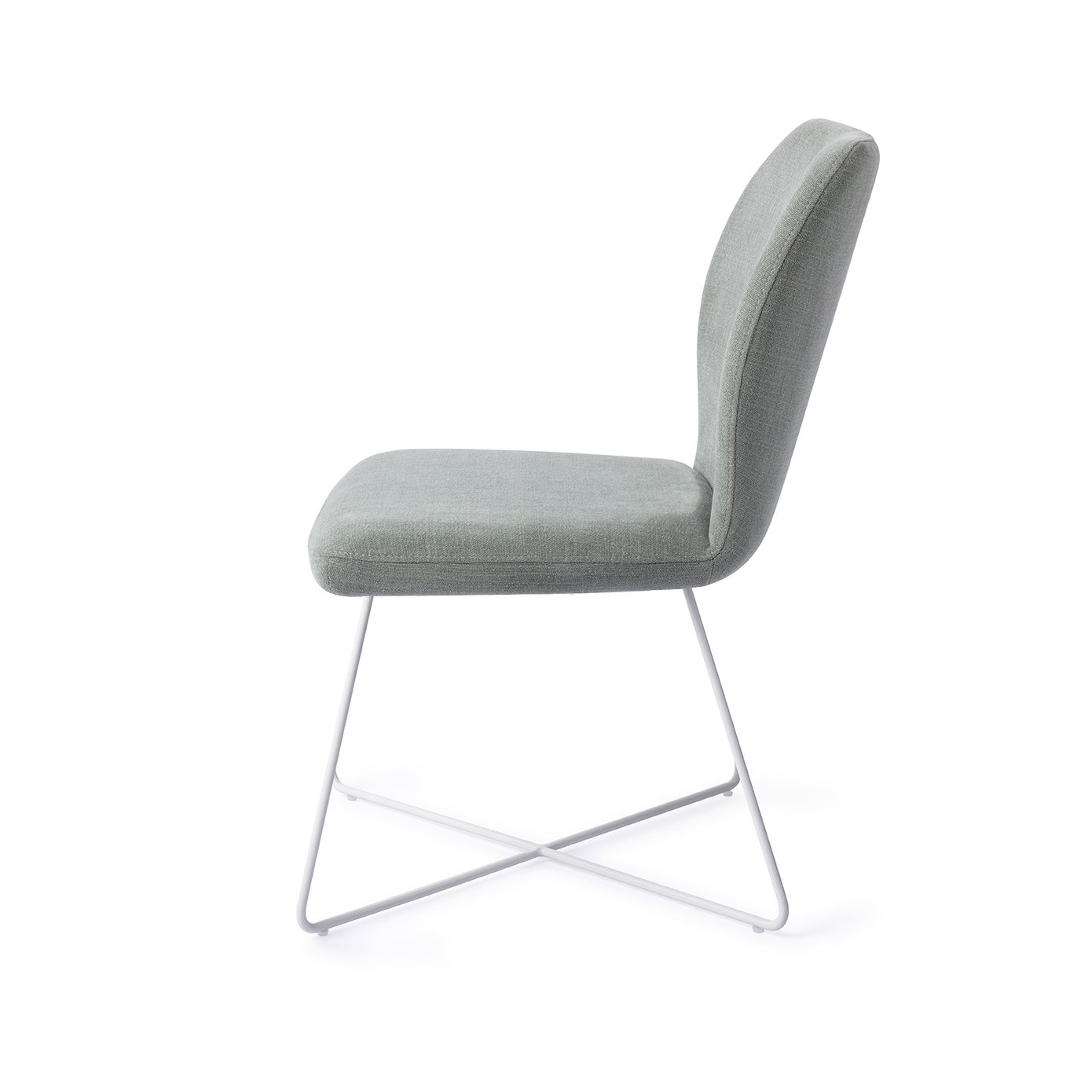 Jesper Home Eetkamerstoel 'Ikata' Cross White, kleur Breezy Blue