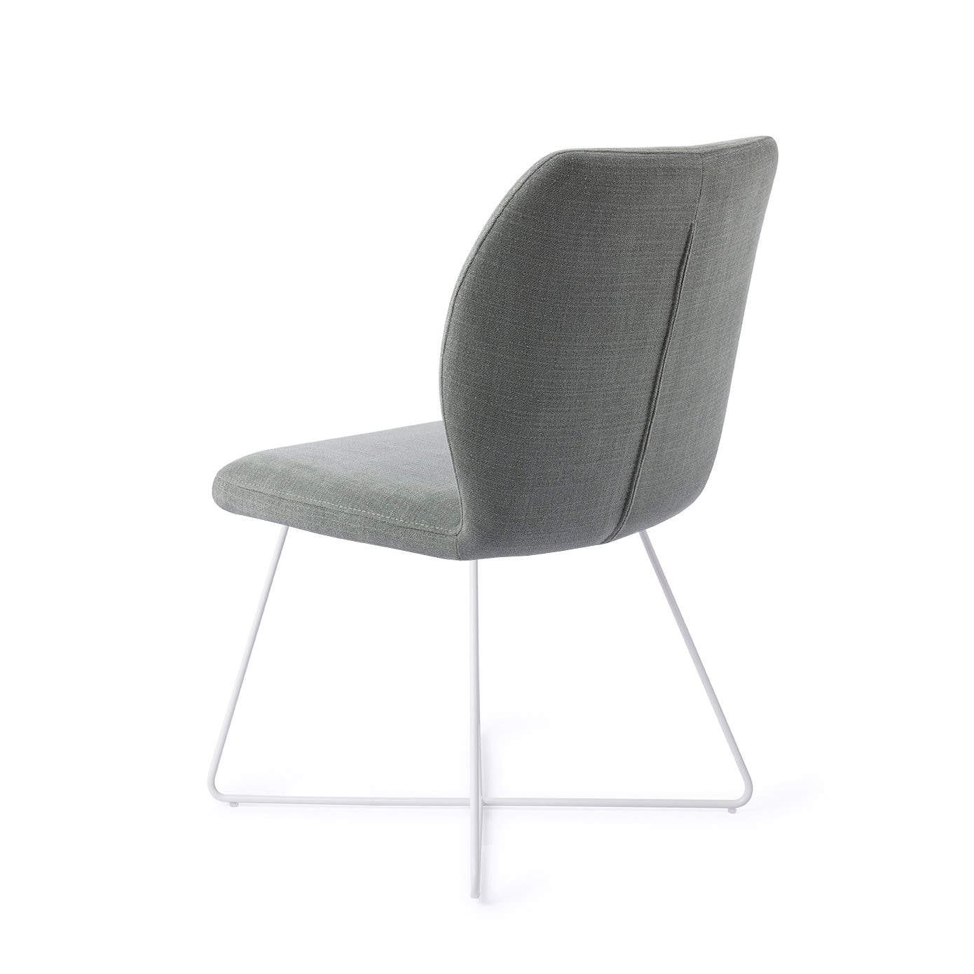 Jesper Home Eetkamerstoel 'Ikata' Cross White, kleur Breezy Blue