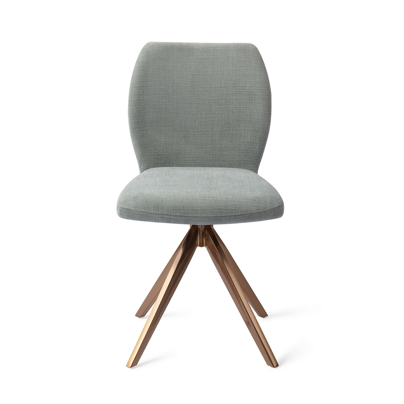 Jesper Home Draaibare Eetkamerstoel 'Ikata' Turn Rose, kleur Breezy Blue