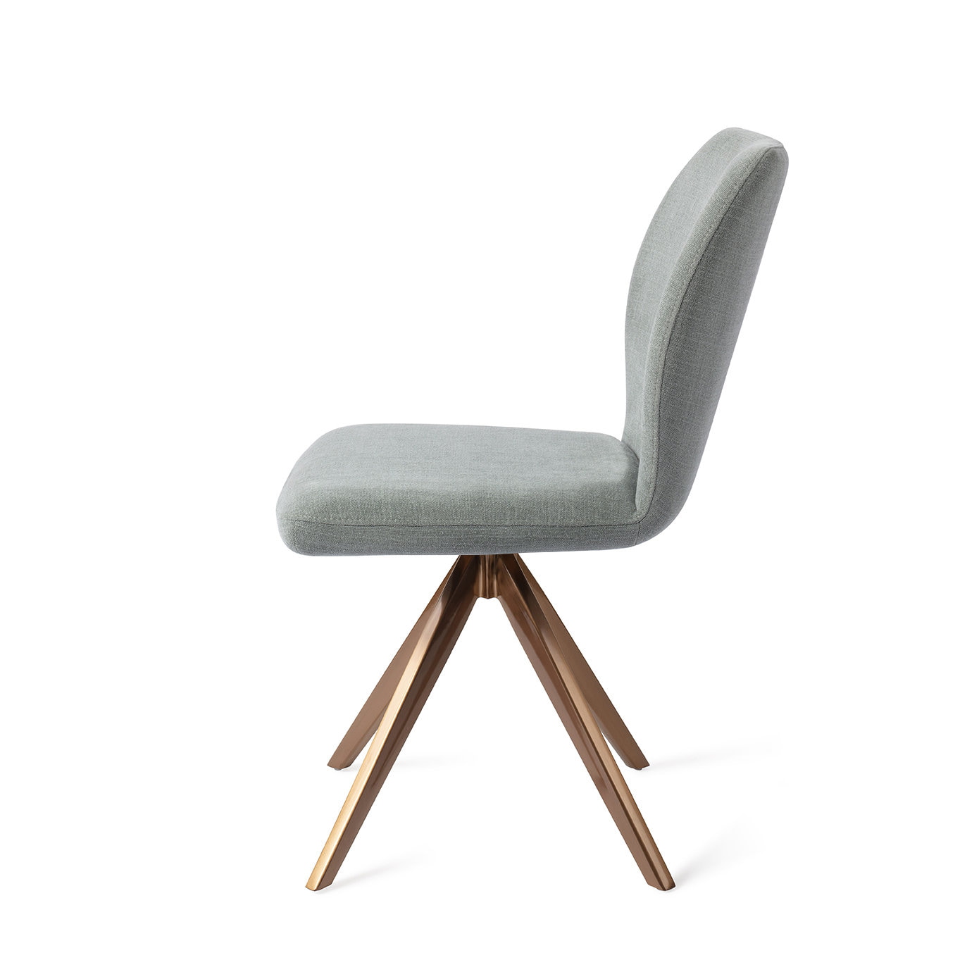 Jesper Home Draaibare Eetkamerstoel 'Ikata' Turn Rose, kleur Breezy Blue