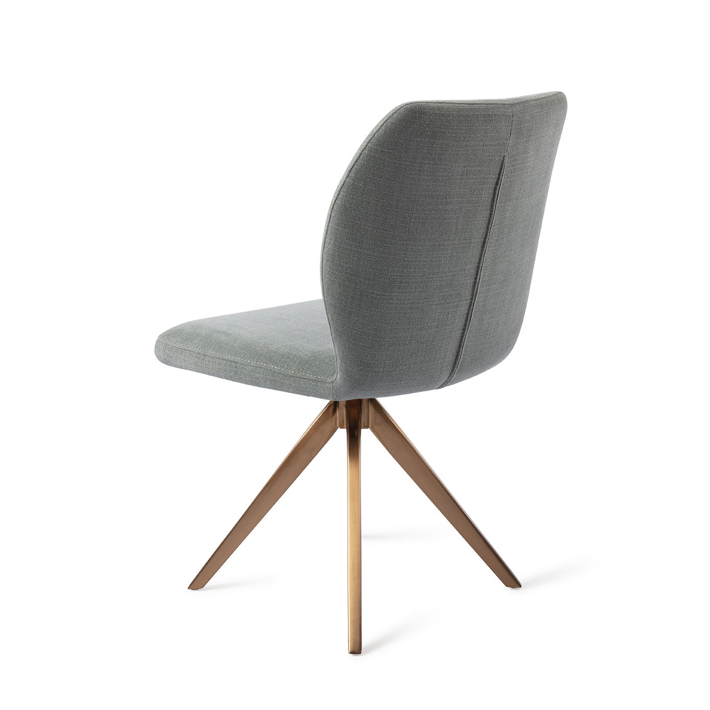 Jesper Home Draaibare Eetkamerstoel 'Ikata' Turn Rose, kleur Breezy Blue