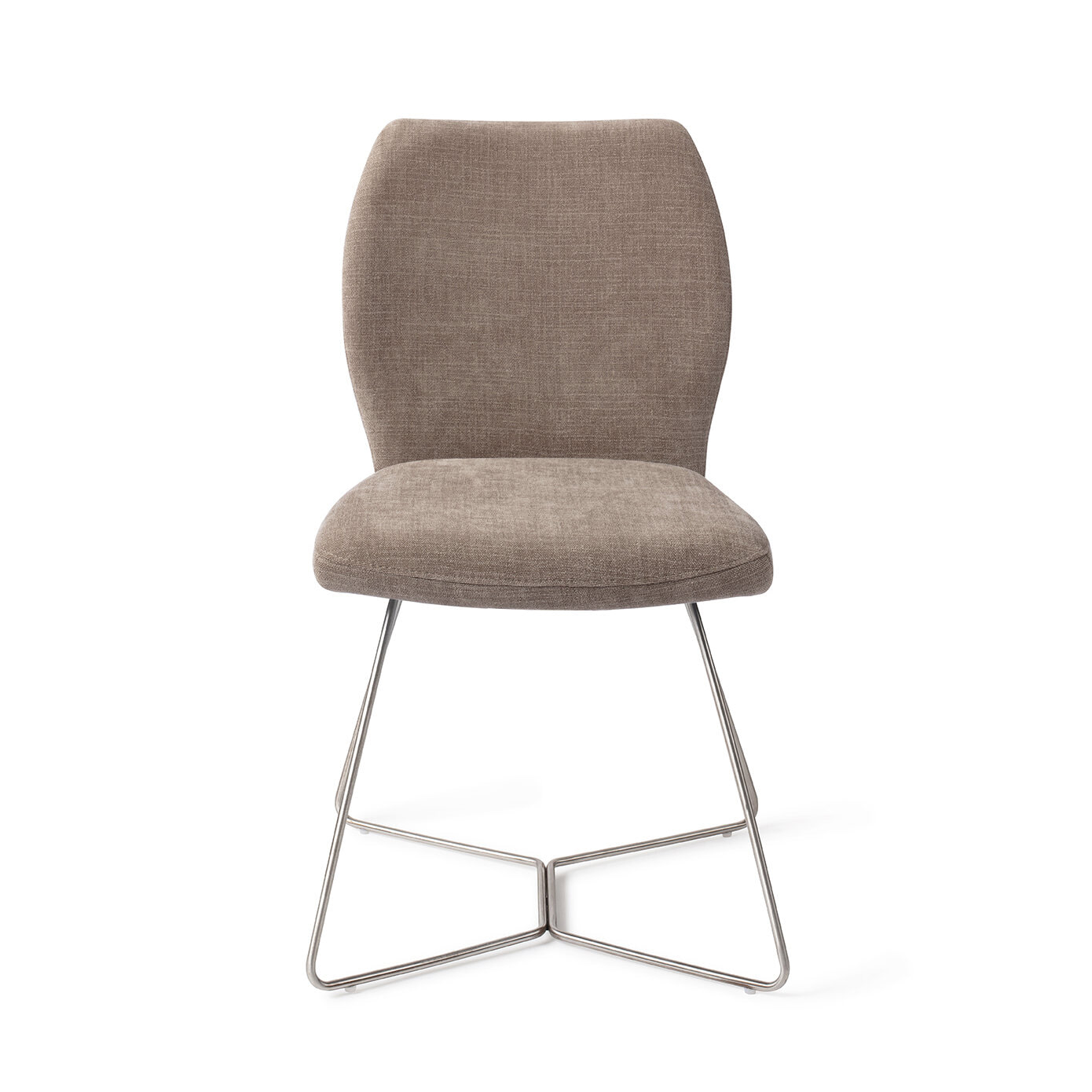 Jesper Home Eetkamerstoel 'Ikata' Beehive Steel, kleur Mocha Mist