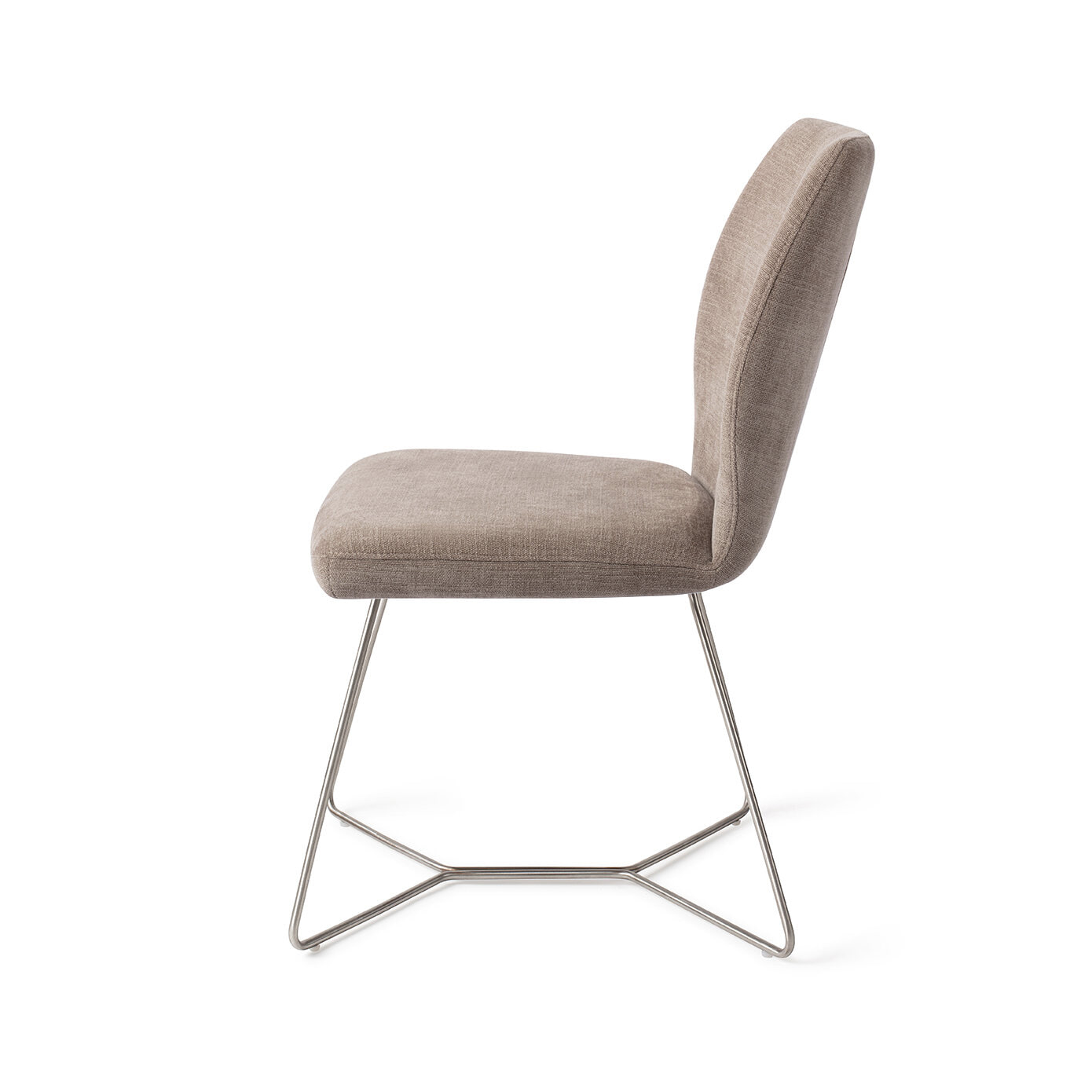 Jesper Home Eetkamerstoel 'Ikata' Beehive Steel, kleur Mocha Mist